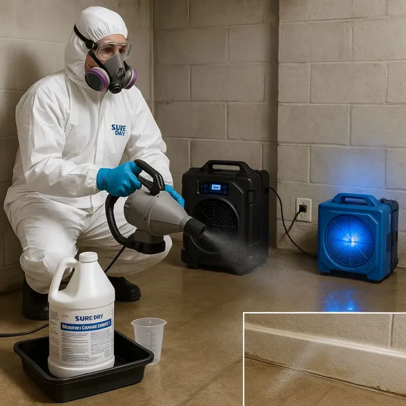 Sanitization and Odor Removal process in Fruitport, MI