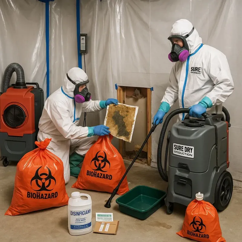 Contaminated Water Handling Protocols process in Fruitport, MI