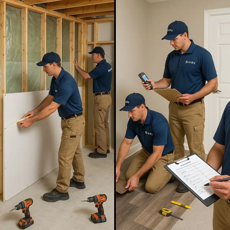 Repairs and Reconstruction process in Fruitport, MI