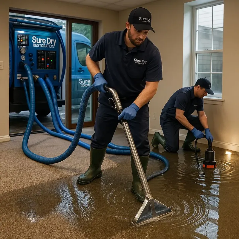 Water Extraction and Removal process in Fruitport, MI